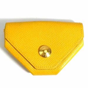 Hermes HERMES Wallet/Coin Case Le Vingt Quatre Leather Yellow Gold Men's Women's